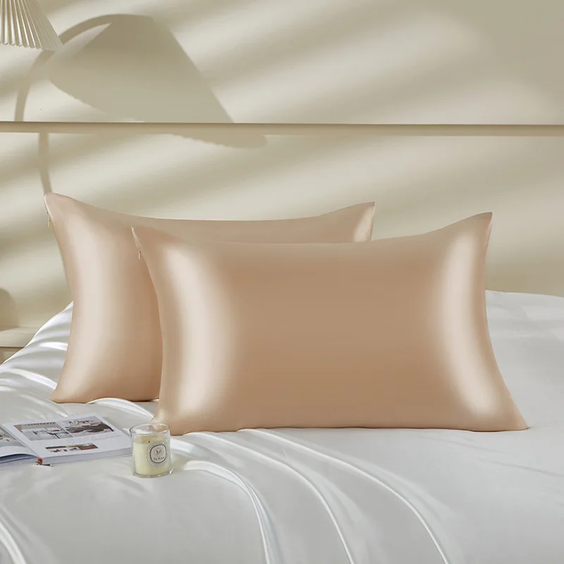 22 Momme 100% Pure Mulberry Silk Pillowcase for Hair Skin Double-Sided Natural Silk Soft Envelope-style Pillow Case Pillowcase