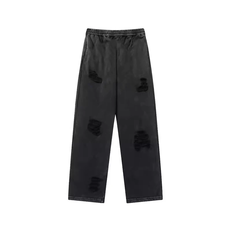 

Поврежденные эластичные спортивные повседневные брюки NIGO # nigo94454