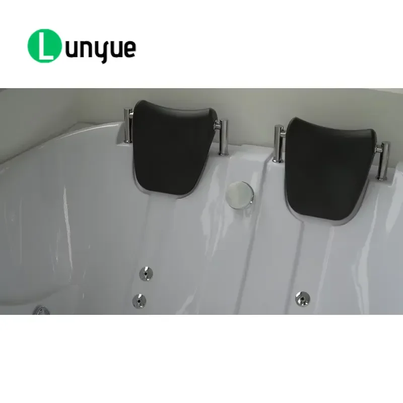 Modern White 2 Person Bathtub 1HP Center Jet CE Certified Wholesale Bathroom Spa with Online Support and Free Spare