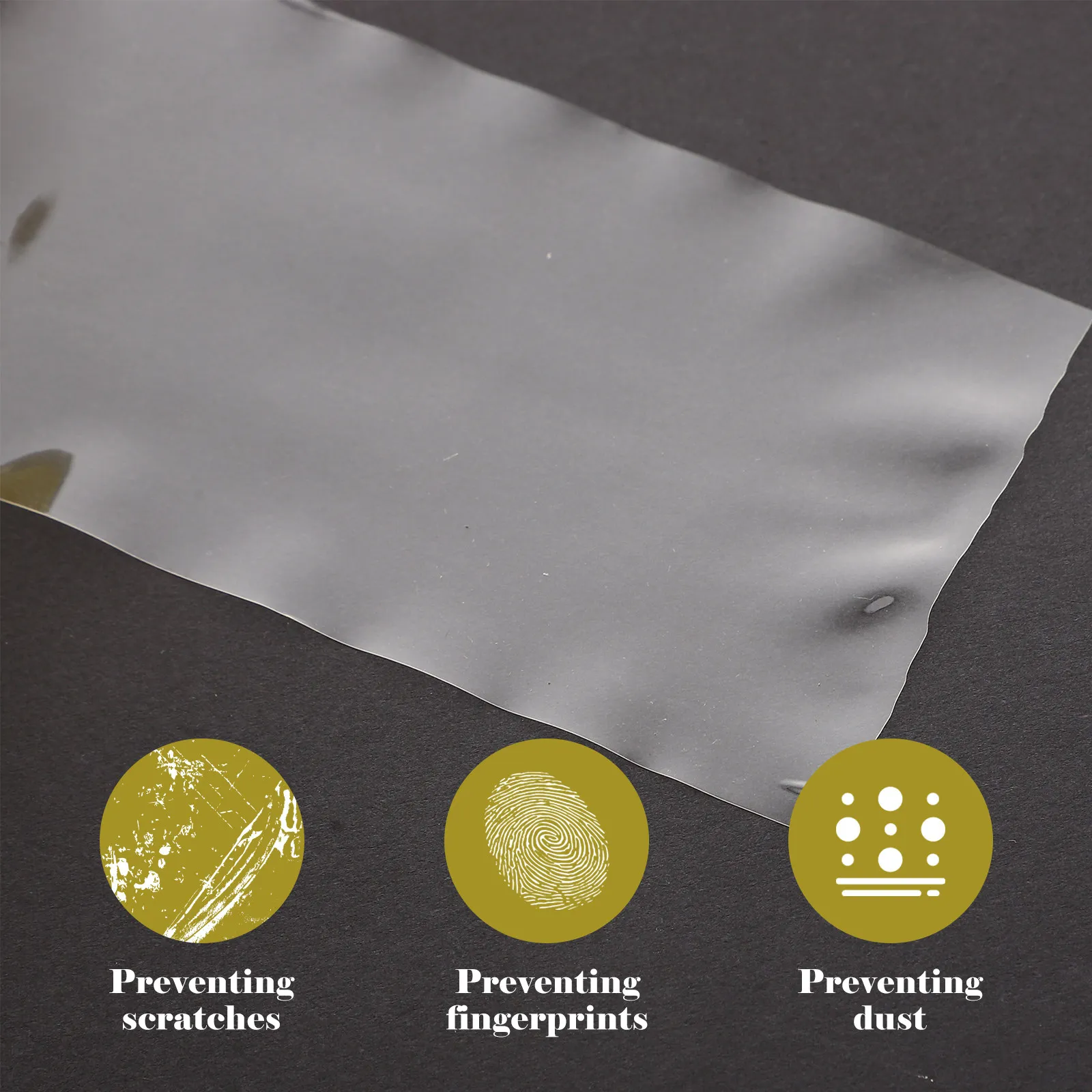 High Transparency Electrostatic Watch Film Roll Professional Jewelry Protection Wrap Non-Sticky Reusable Cuttable Anti-Scratch