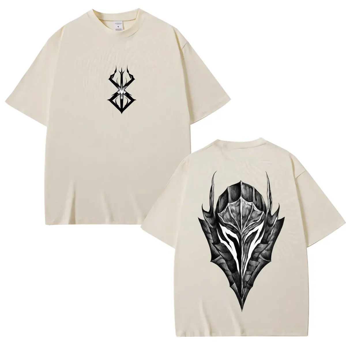 Anime Berserk Vintage Harajuku T-shirt Classic Manga Gatsu Griffith Zodd Men Women T Shirt Cotton Loose Gothic Tees Streetwear