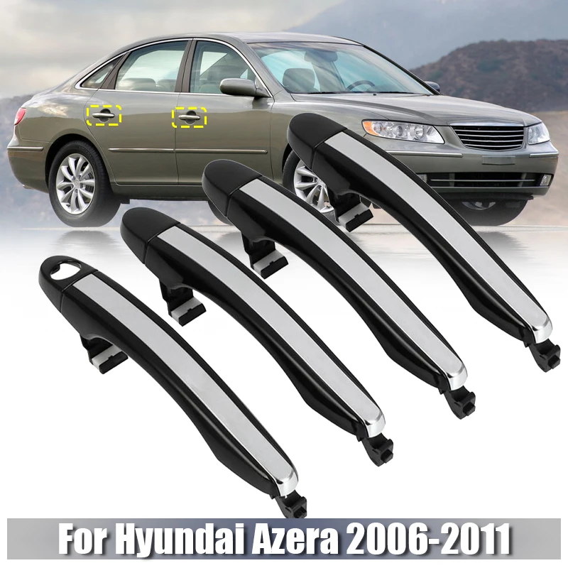 

ISANCE Outside Exterior Door Handle Front Rear Left Right LH RH For Hyundai Azera 2006-2011 82651-3L000 82652-3L000 82652-3L010