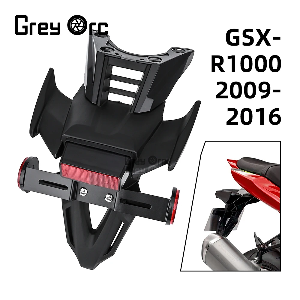 

Motorcycle Rear Fender Replacement for Suzuki GSX R1000 2009-2016 Fender with Reflector License plate holder