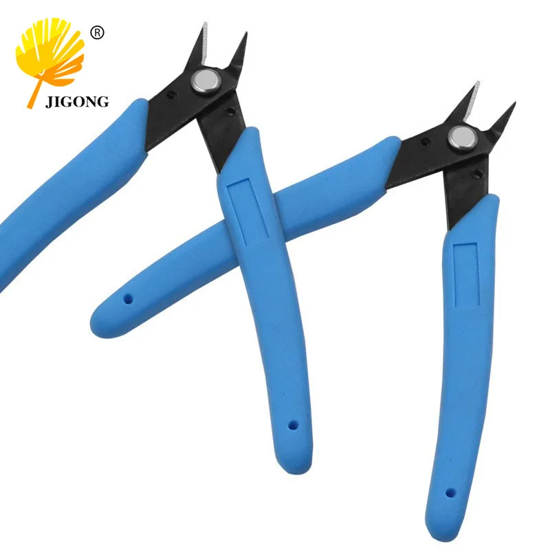 Electronic Pliers Tool 170II Oblique Shear Wire Jewelry , Frosted Handle Mini Nail Scissor