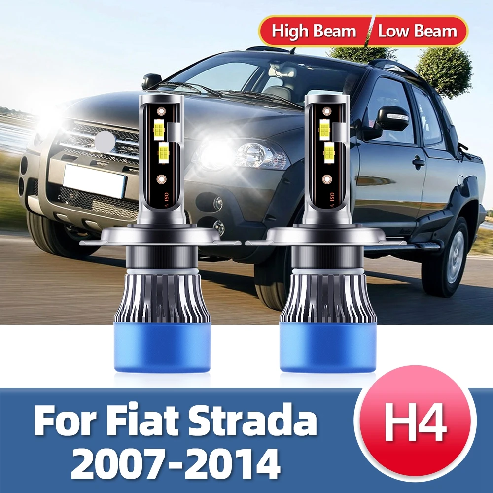 Led With Fan Headlight Light 110W 15000LM Bulb CSP Lamp For Fiat Automobiles For Strada 2007 2008 2009 2010 2011 2012 2013 2014