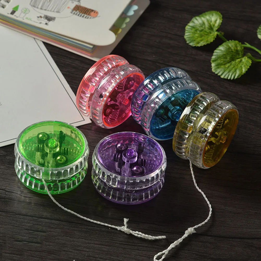 

15pcs Flashing Yoyo Ball Luminous Yoyo Glow In Dark Reflective Surface Fun Indoor Outdoor Activity Party Favors Prizes