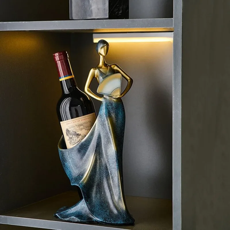 

Creative light luxury living room wine rack ornament cabinet bedroom decoration home desktop Internet celebrity balcony