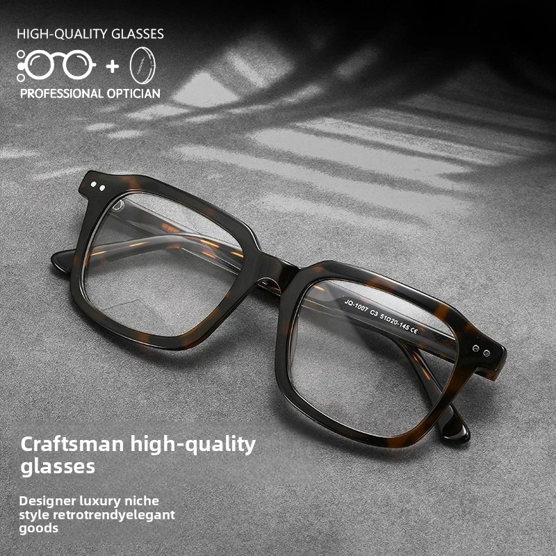 

Comfortable Ultra-Light Myopia Blue Light Glasses Men Retro Literature Designer Style Eyewear Prescription Glasses نظارات طبية