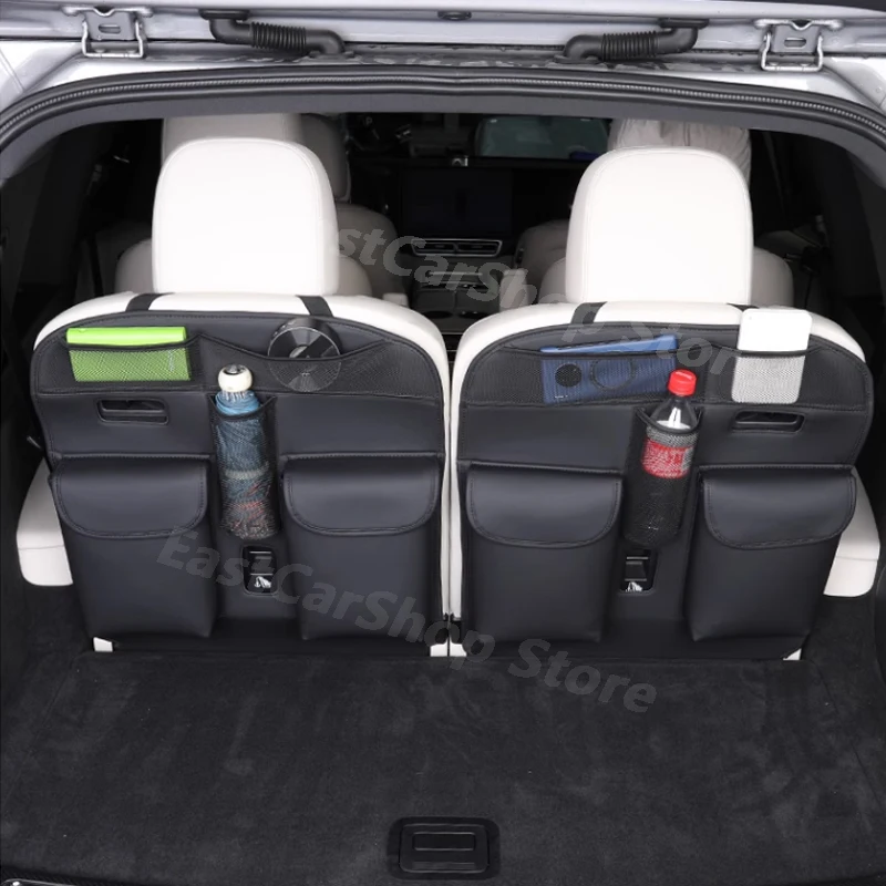 For LEADING IDEAL LiXiang L7 L8 L9 2023 2024 Car Trunk Hanging Storage Bag Cover Seat Back Storage Bag Car Accessories