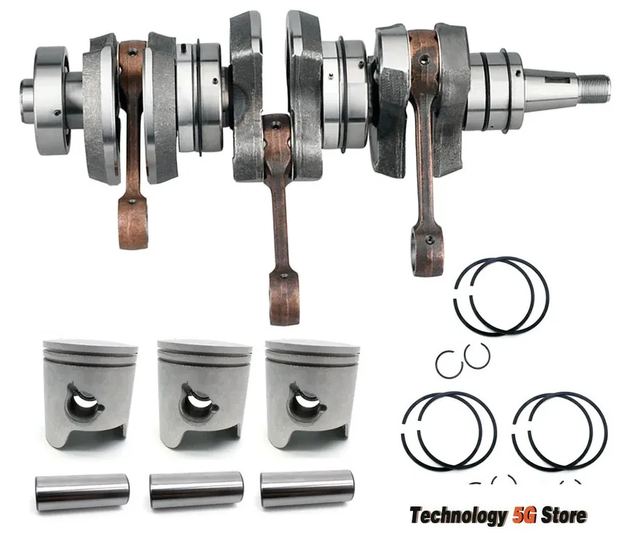 

Outboard Engine Crankshaft Connecting Rod Assembly 6H3-11400-00 Crankshaft 69D for Yamaha 2-stroke 60 Hp