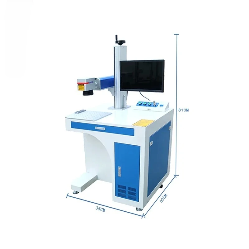 Desktop mini  marker 20W 30W 50W fiber  marking machine jewelry gold and silver