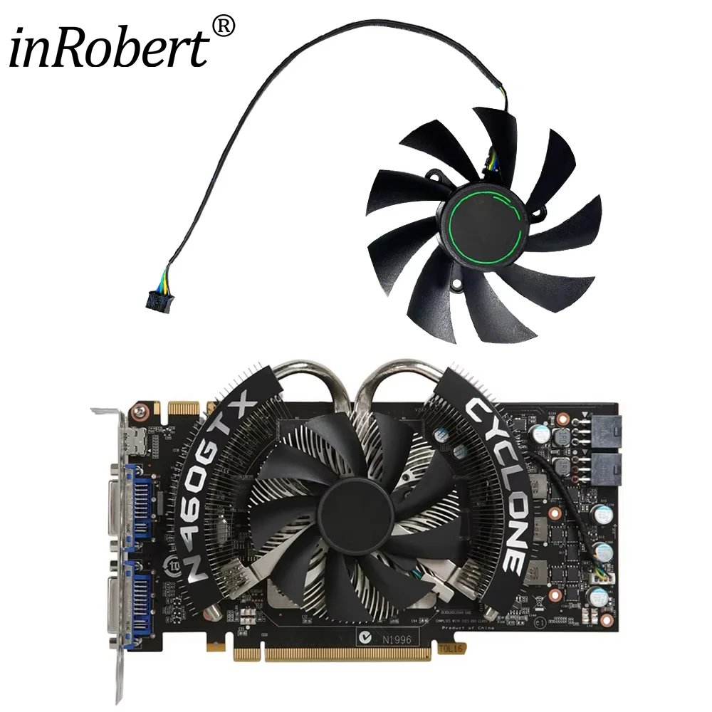 Video Card Fan Replacement for MSI GeForce GTX 450 460 6870 6790 6770 86MM  PLA09215S12H Graphics Card Cooling Fan