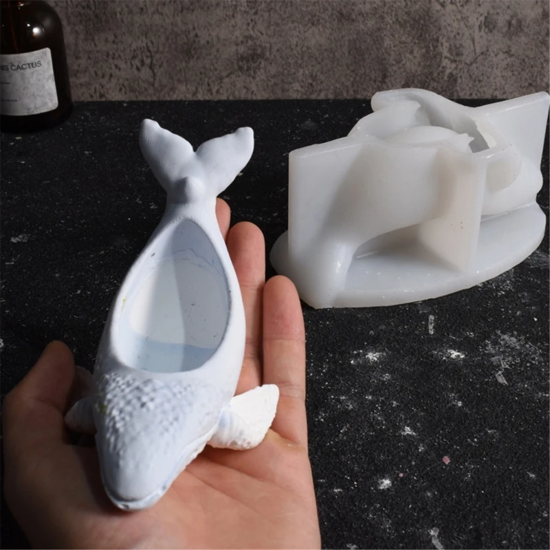 Silicone Holder Molds Whale Cup Molds Silicone Craft Molds Candlestick Molds for Hand-Making Craft