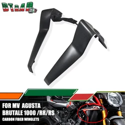 For MV Agusta Brutale 1000 RR RS 2022 2023 2024 Accessories Carbon Fiber Winglets Fixed Side Wings Motorcycle Tank Side Panels