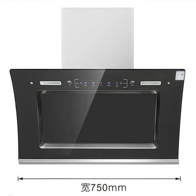 Electric Double Motor Range Hood for Large Kitchen Side Suction Automatic Cleaning Factory Wholesale for Household Use