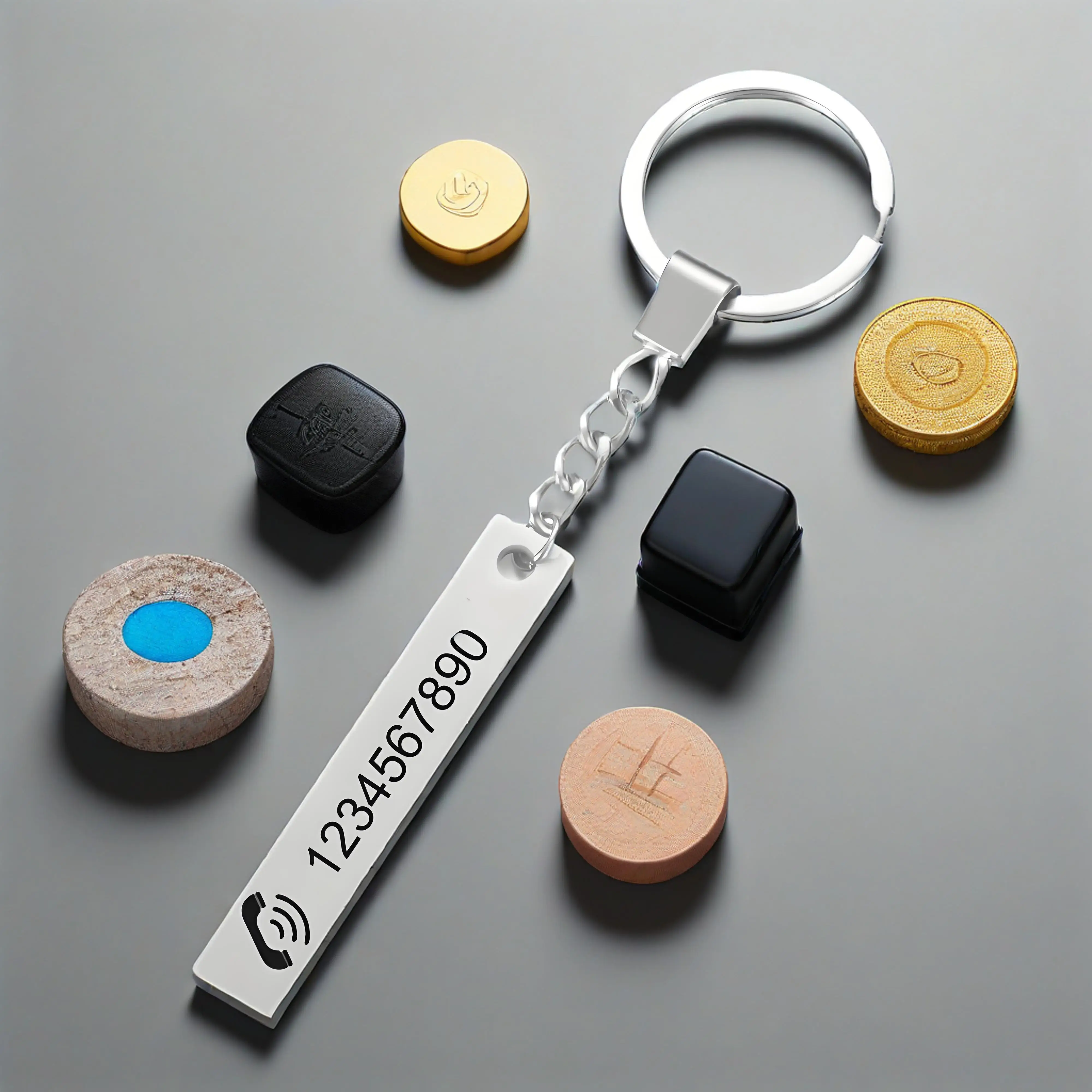 

Изготовленный на заказ брелок с лазерной гравировкой, персонализированный брелок с текстом/номером, аксессуар для автомобиля/сумки из нержавеющей стали, уникальный подарок