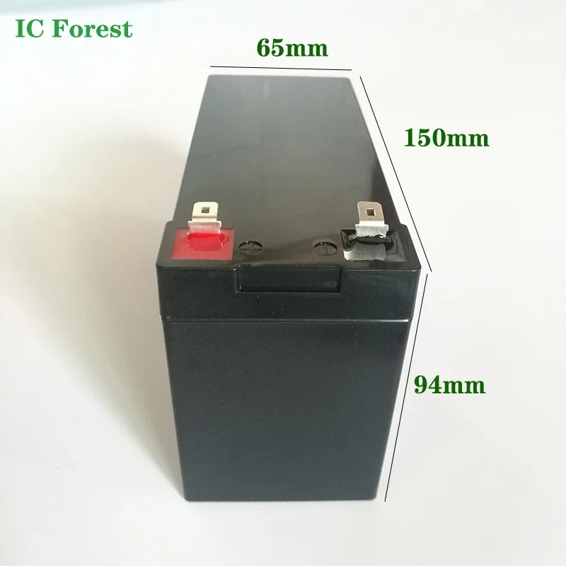 12V 7Ah 8/10Ah Li-ion battery Case Replace Lead-Acid for Lithium Battery Case Electric Sprayer Special Plastic 18650 Storage Box