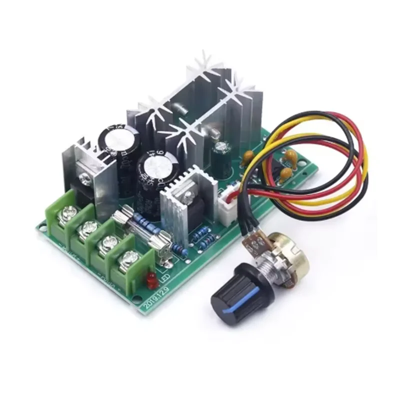 DC10-60V DC motor speed regulator 12V 24V 36V 48V High power drive module PWM Motor speed controller 20A current regulator