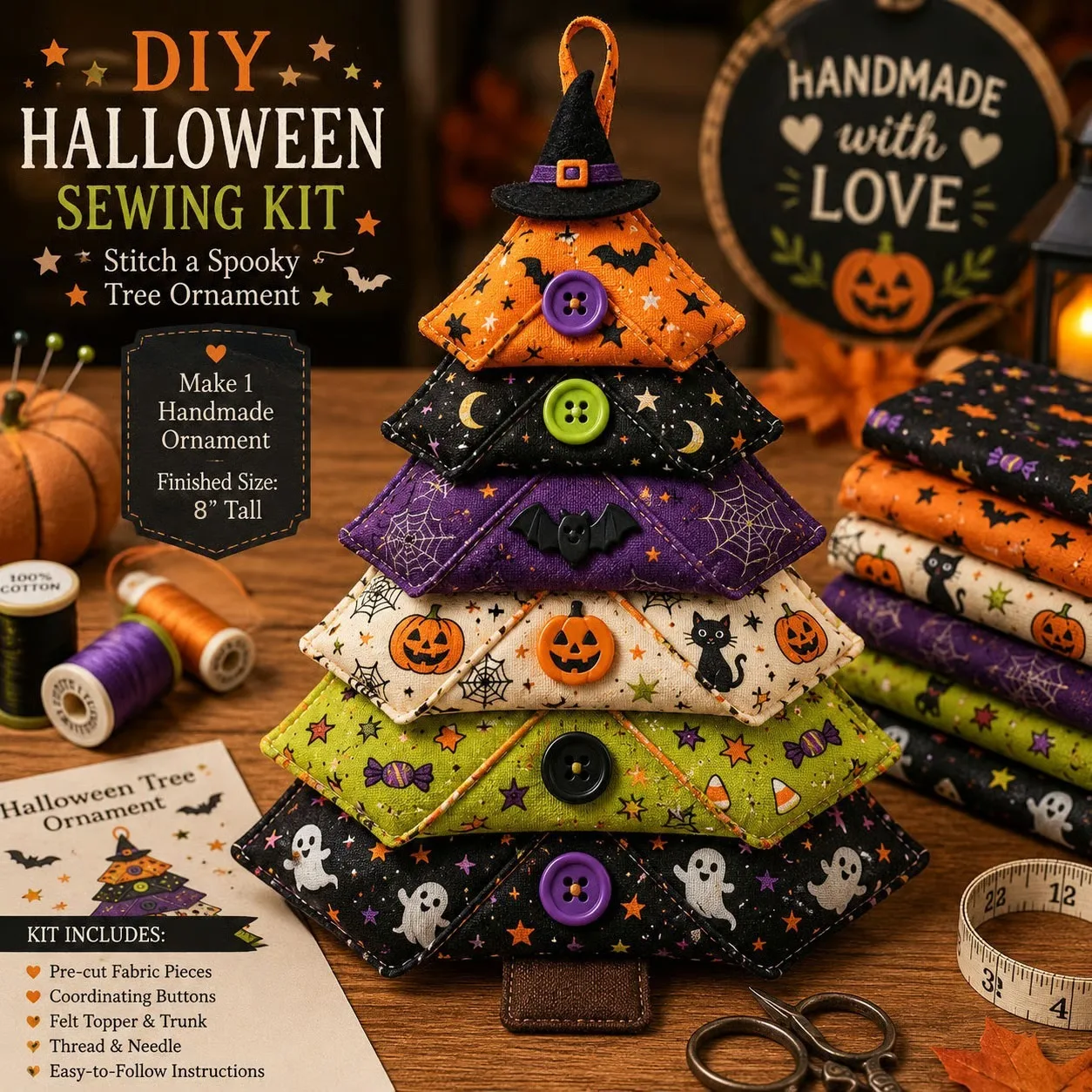 Layered Fabric Tree Kit 2