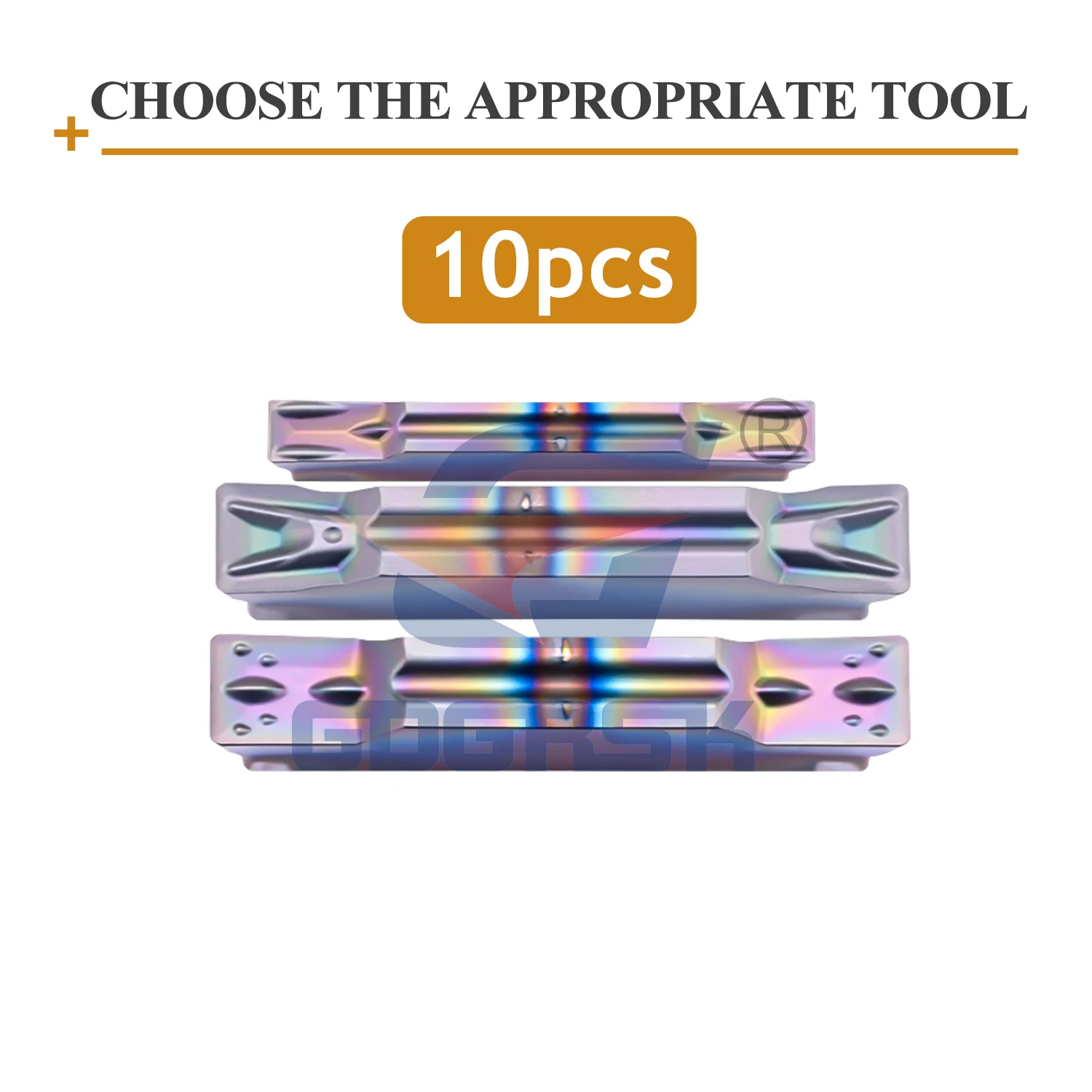 DESKAR 100% الأصلي CNC الملونة محفور الصلب الأخدود شفرة القطع MGMN200/250/300/400/500-G/T/M الأخدود شفرة قطع الحبوب
