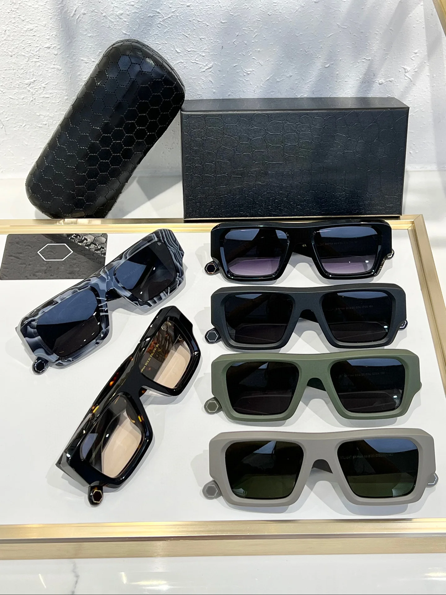 

Rectangle Oversized Square Sunglasses Unisex UV400 Protection Retro Designer Acetate Fashion Streetwear Driving Outdoor Eyewear