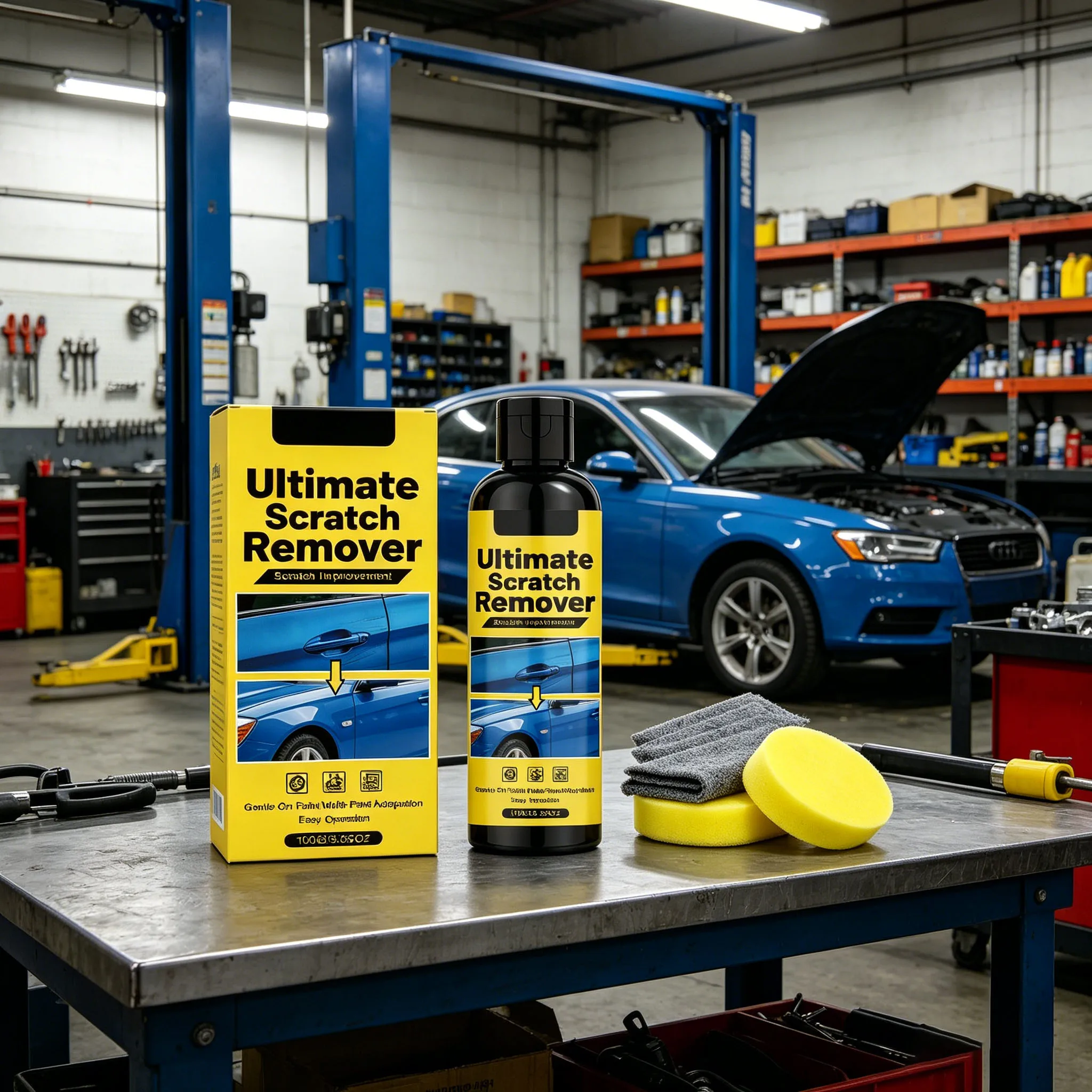 Car Scratch Repair Kit Nano Cloth Wipe off Abrasion Scratches Restore Original Paint Gloss Swirls Water Spots Removal Repair Set