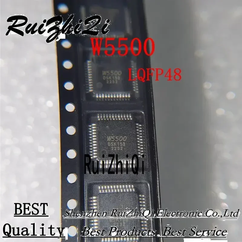 5PCS/LOT NEW  W5500 LQFP-48 5500  W7500P W7500 7500  LQFP64 IN STOCK