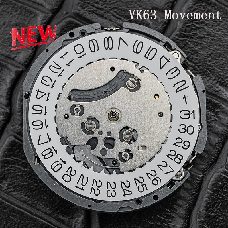 

Japan VK63A Chronograph Quartz Movement with Battery Japan Mechanism VK63 VK61A VK67A Mod Replace Movement