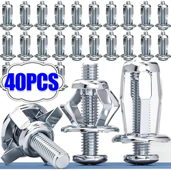 Jack Nuts Screw Petal Screw Anchors Petal Expansion Plugs for Curtain Expansion Clamp Petal Rivet Lock Bolt Board Wall Fasteners