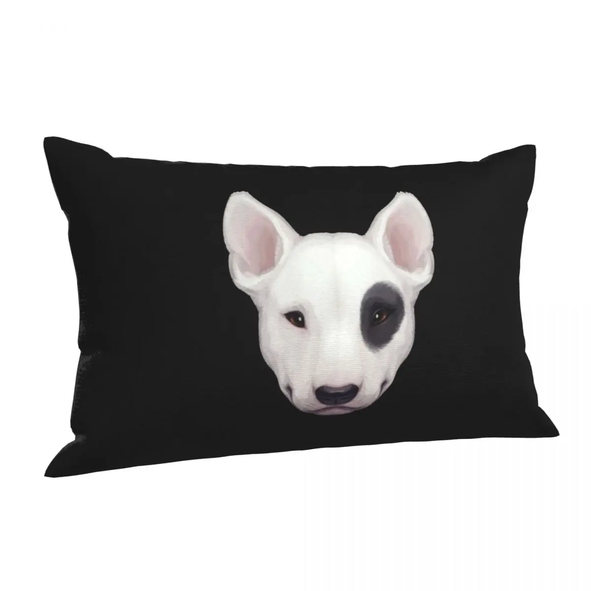 

Bull Terrier Face Rectangle Pillowcase Cushion Cover Polyester Decor Bed Home Comfort Throw Pillow