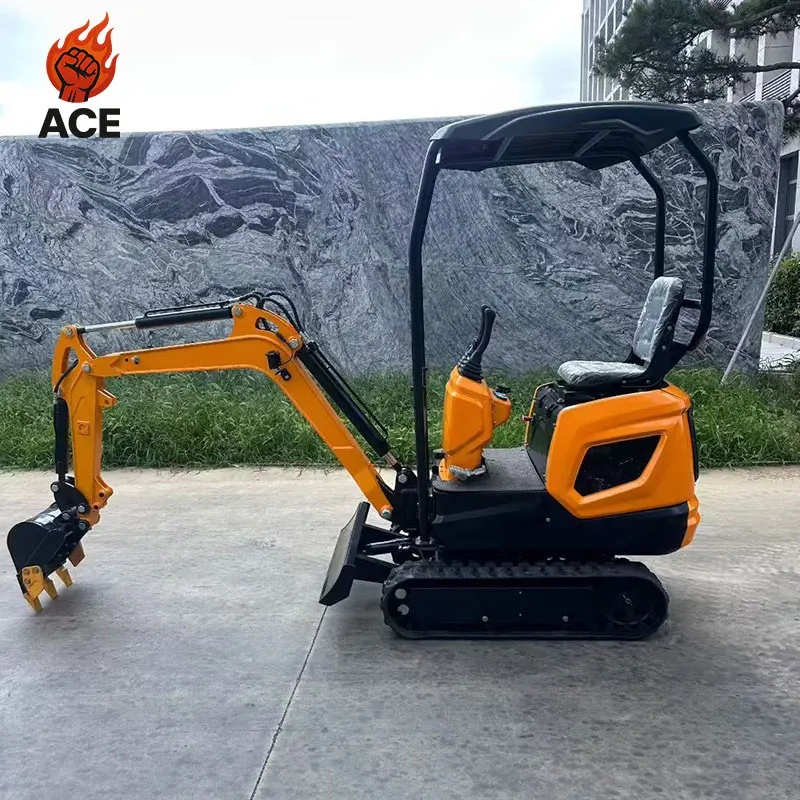 

free shipping 1.2 ton Mini Excavator customized Kubota Engine mini Bagger excavator farm Digger Ce Epa 1 Ton Mini Excavator