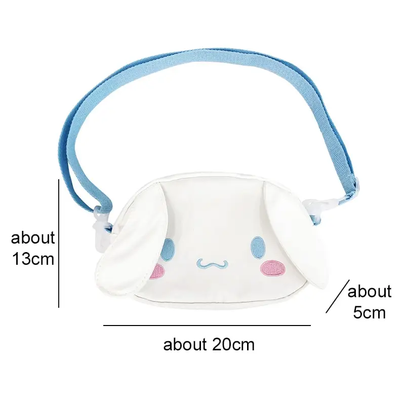 Sanrios Anime Korean Style Simple Hobos Chest Bag Cinnamoroll Kuromi My Melody Hello Kitty Students Birthday Christmas Gift