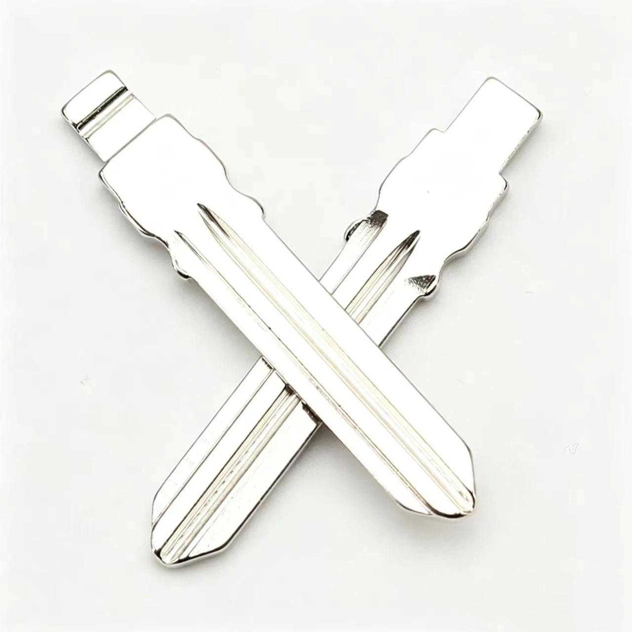 10pcs/lot Metal Key Universal Car Key Blank HU136 HU136TE Flip Remote Key Blade for Renault Megan Modus Clio Modus Kangoo Logan