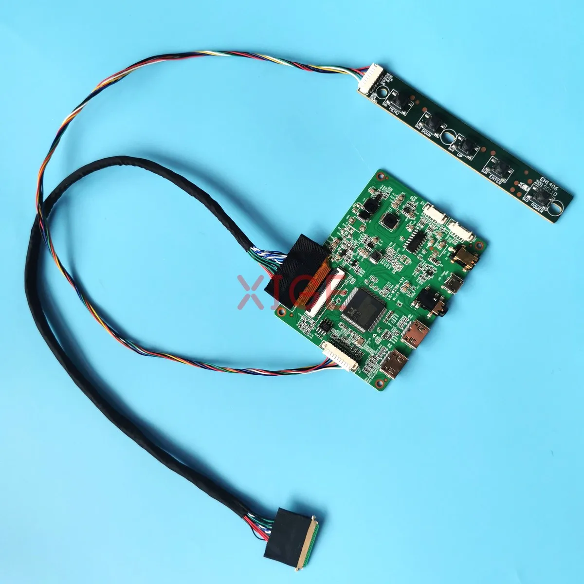 

Комплект DIY плата контроллера драйвера для B156XTN02.0/2.1/2.2/2.3/2.4 40-контактный LVDS дисплей для ноутбука USB Micro 15,6 "1366x768 HDMI-Mini