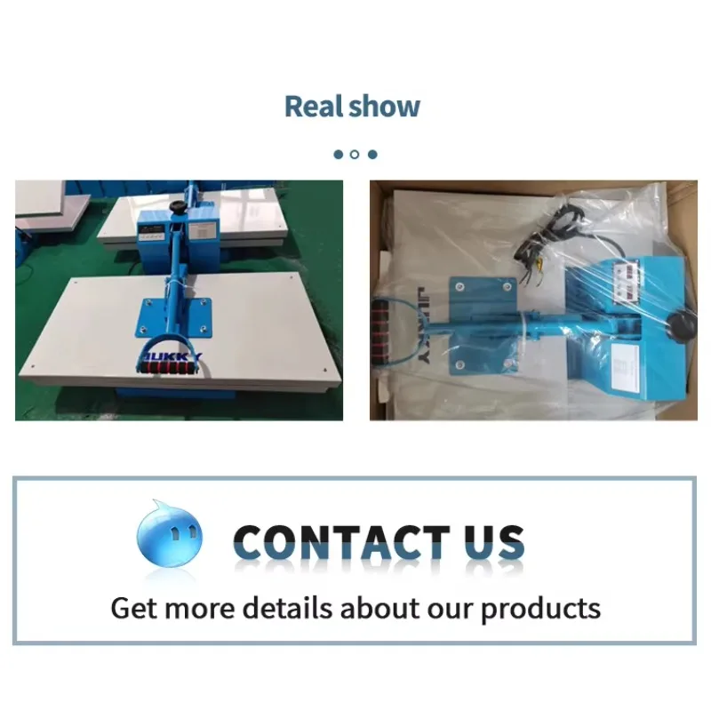 آلة نقل الحرارة الصناعية JK-62 منطقة 40 * 60 آلات الملابس الاحترافية لطباعة الملابس ومعالجة النسيج