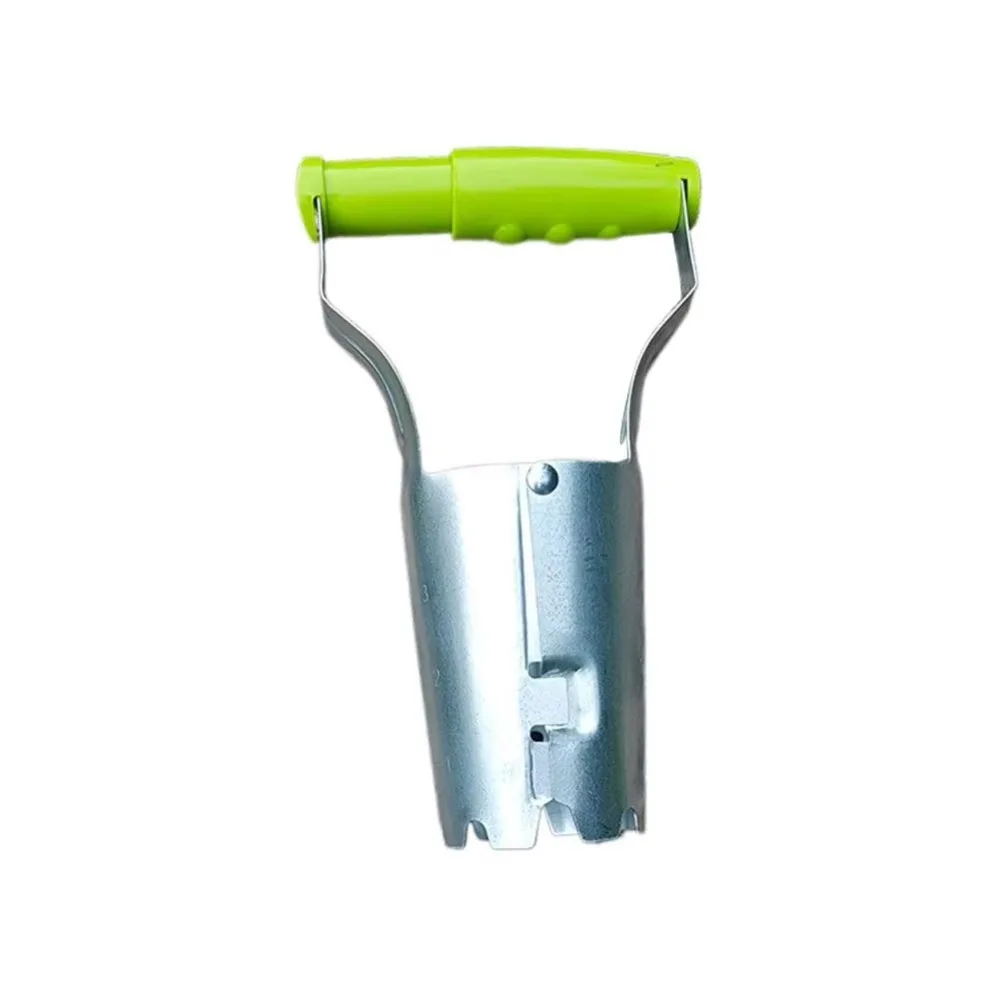 Handheld Seedling Transplanting Plastic Handle Planting Machine Hole Punch Digger Cylinder Horticultural Tool Seeder Excavator