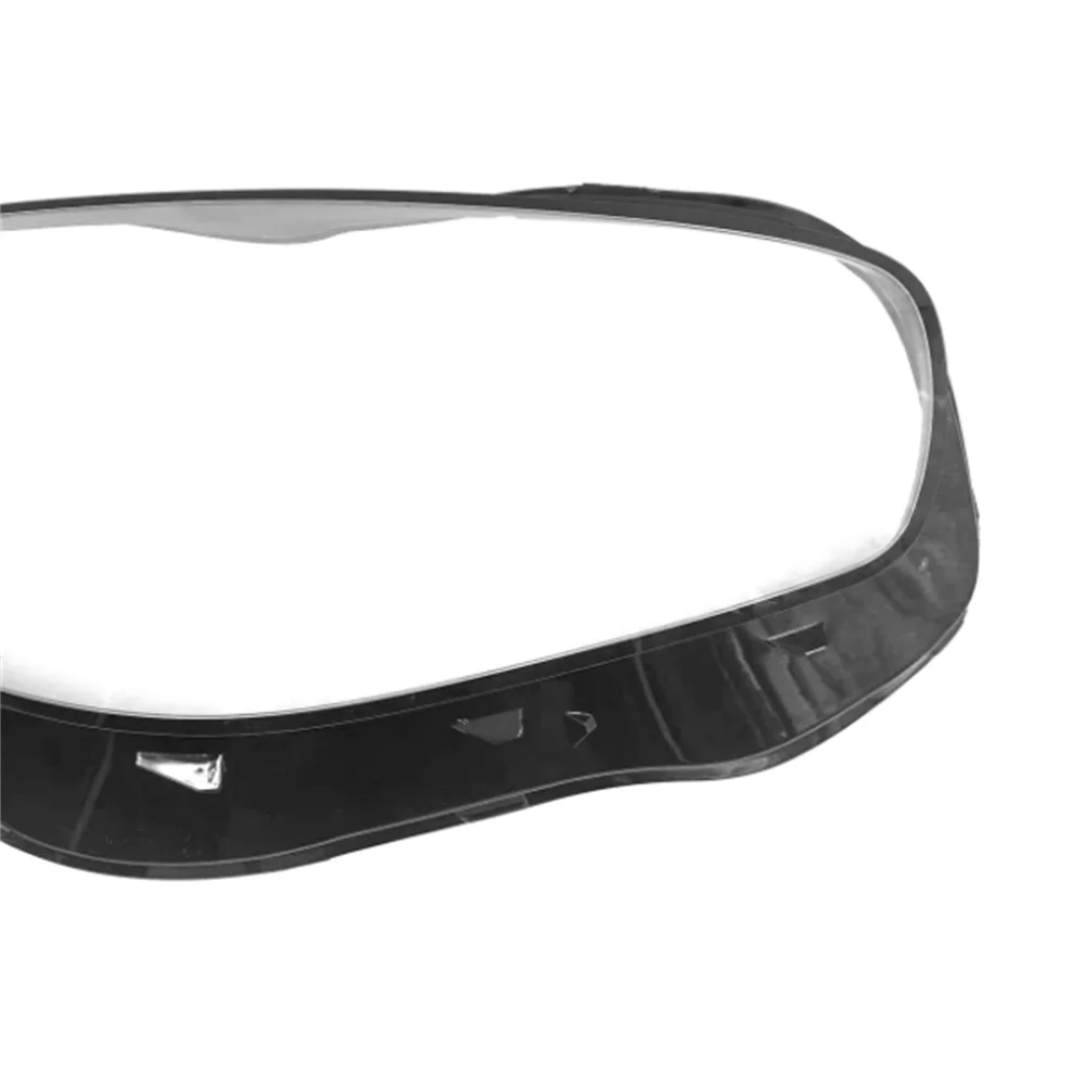 HTTCY لبنز AMG GT GT190 2015 ~ 2019 الجبهة سيارة غطاء المصباح عدسة قذيفة غطاء المصباح عاكس الضوء كشافات الإسكان