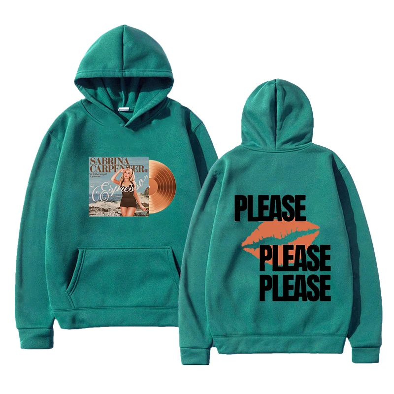 Sabrina Carpenter Hoodie Men Please Please Please Sweatshirts Letter Printing Hoodies Fleece Pullovers Fashion Unisex Streetwear