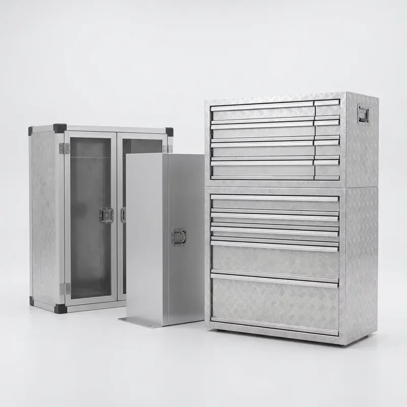 Heavy Duty Aluminum Alloy Tool Box for Pickup Truck Bed Sealed Storage Container with Lockable Lid Weatherproof Cargo Case