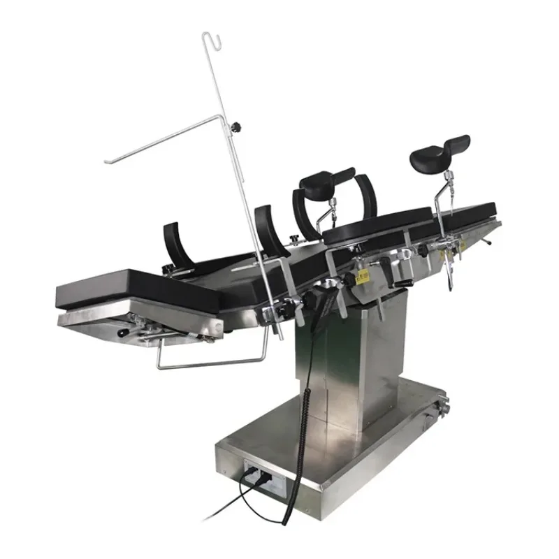 Comprehensive Stainless Steel Three-Control Electric Operating Table Sur gical Room Bed