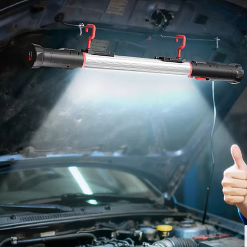 

Подходит для рабочего освещения, авторемонта, магнитной фиксации на крышке двигателя, экстренных ситуаций, кемпинга на природе