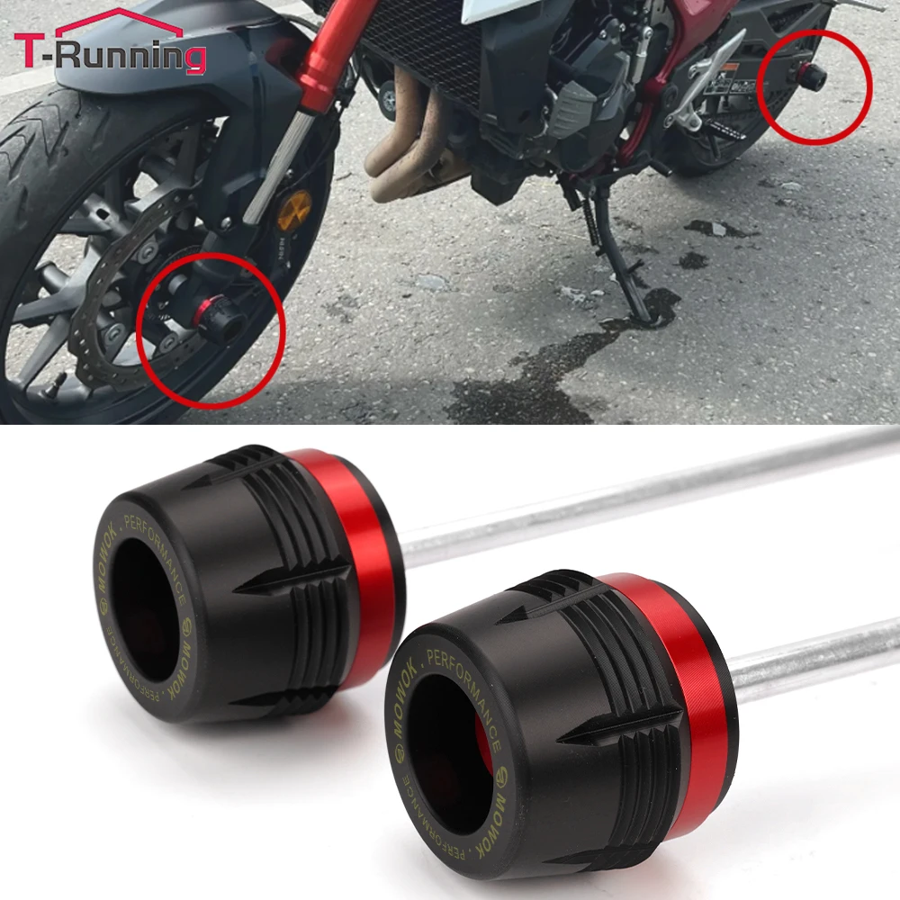 For HONDA CB750 CB 750 HORNET 2023 + Accessories Motorcycle Front Rear Spindle Bobbins Axle Wheel Fork Sliders Crash Protector