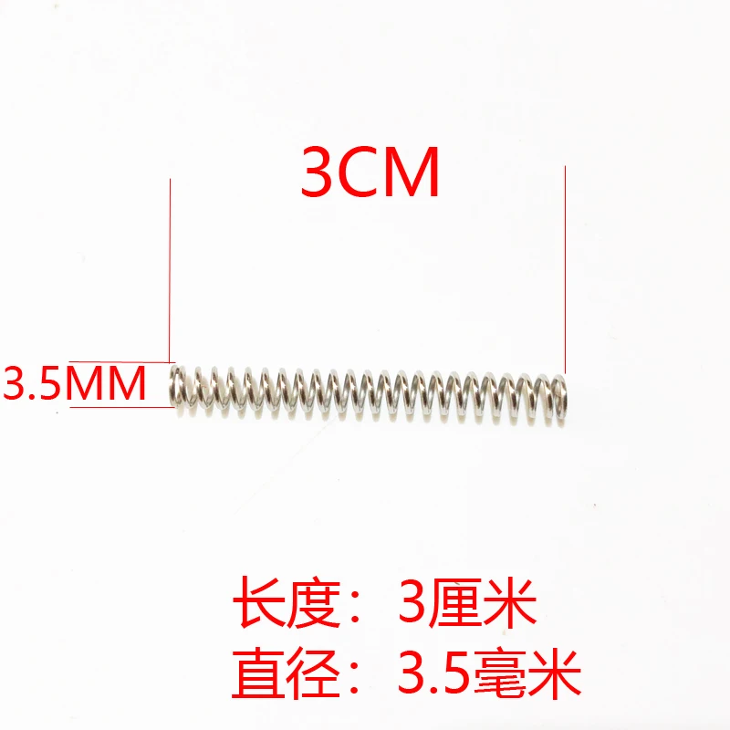 Stainless steel  Spinning Reel Wheel Thread Thrower Spring Winding Device Wire Conductor Reset Compression Spring