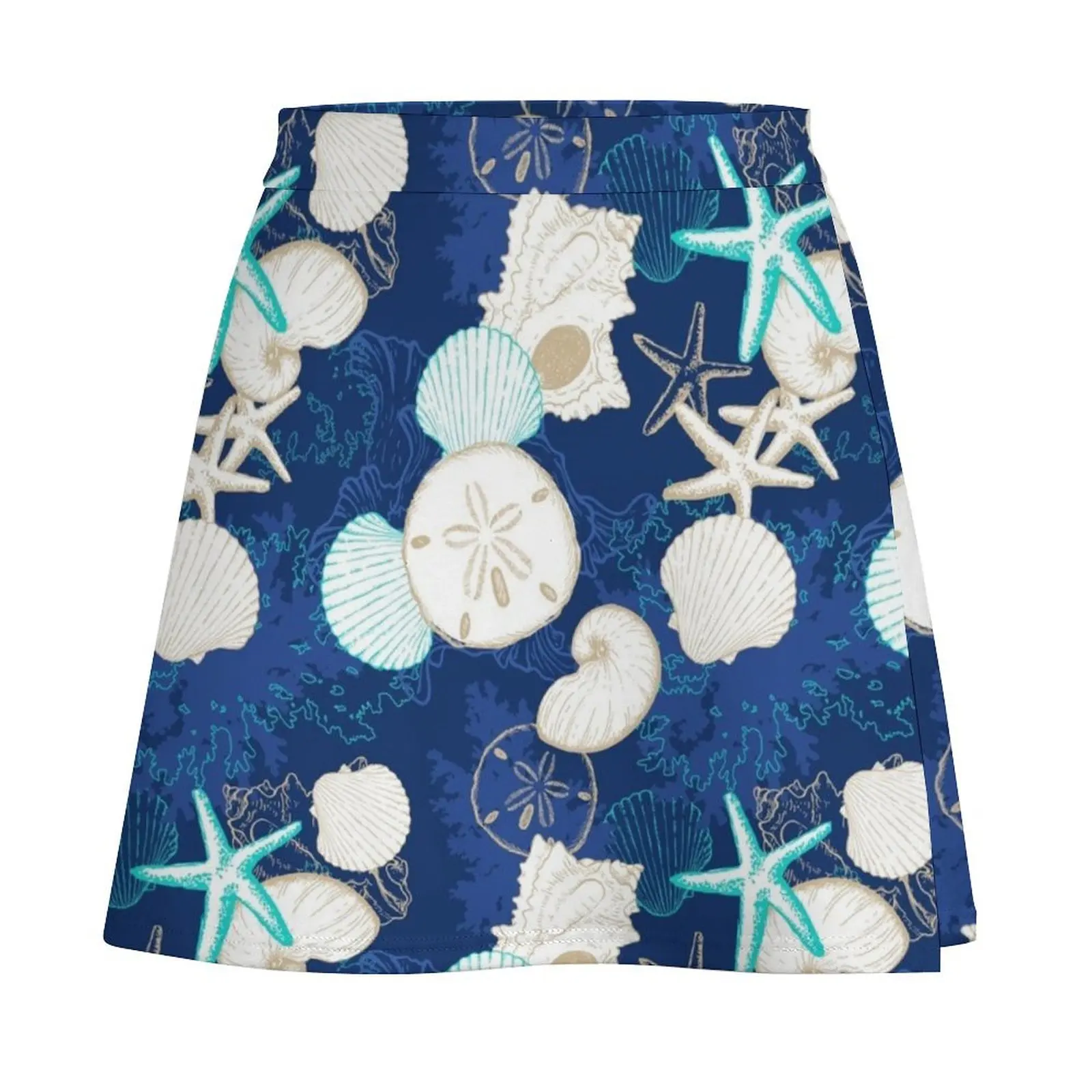 Under the sea seamless pattern Mini Skirt night club women skirts Summer dress Mini Skirt