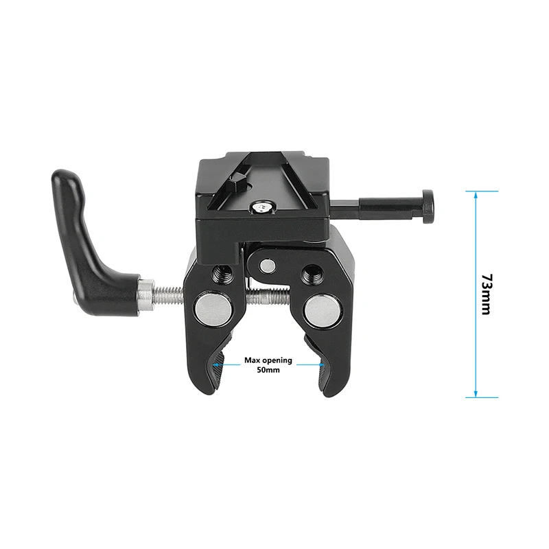 HDRIG Super Crab Clamp WIth Different Adapter  Universal V-Lock Mount Quick Release Camera Accessories For DSLR Camera Sony