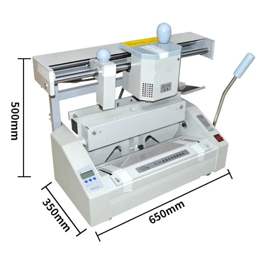 Hot Melt Glue Binding Machine DC-30+ Desktop Comb Glue Book Binder Machine Booklet Maker 110V/220V