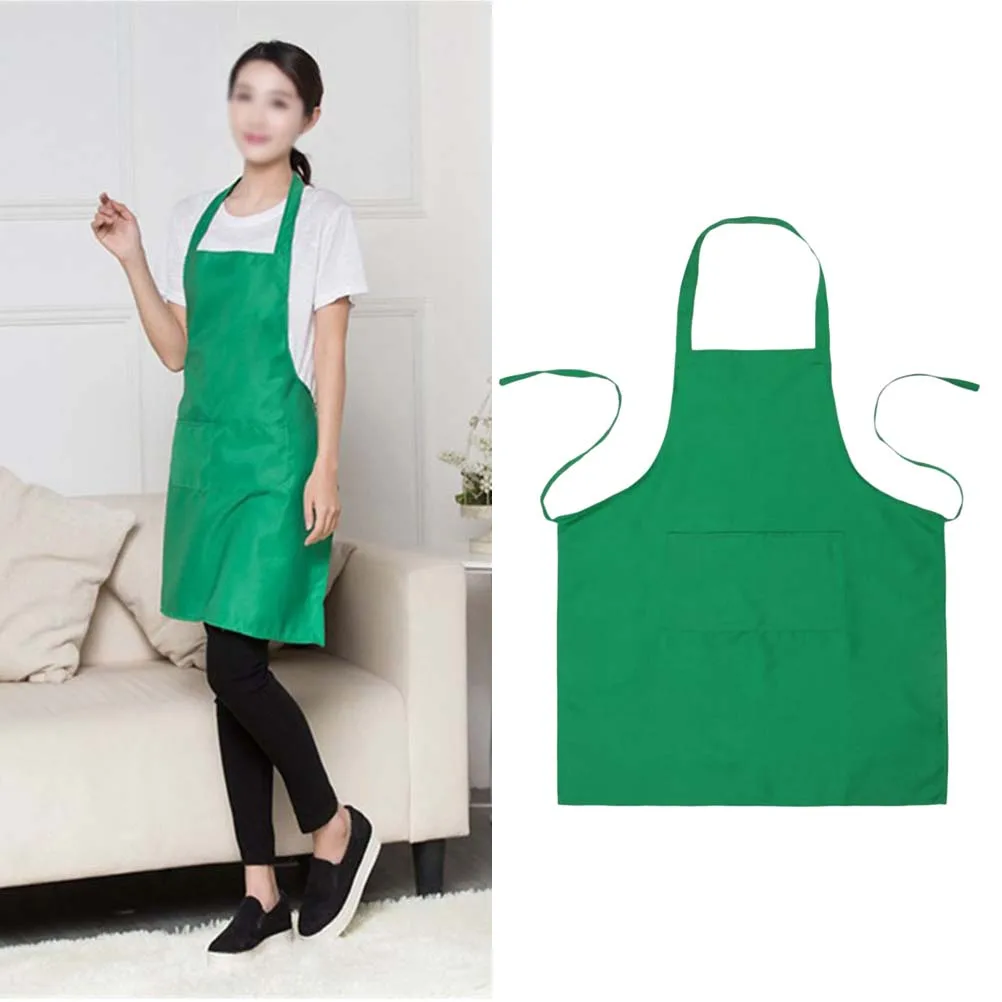 

2 Pcs Waterproof Working Apron Kitchen Korean Version Bib Chef Aprons with Pockets