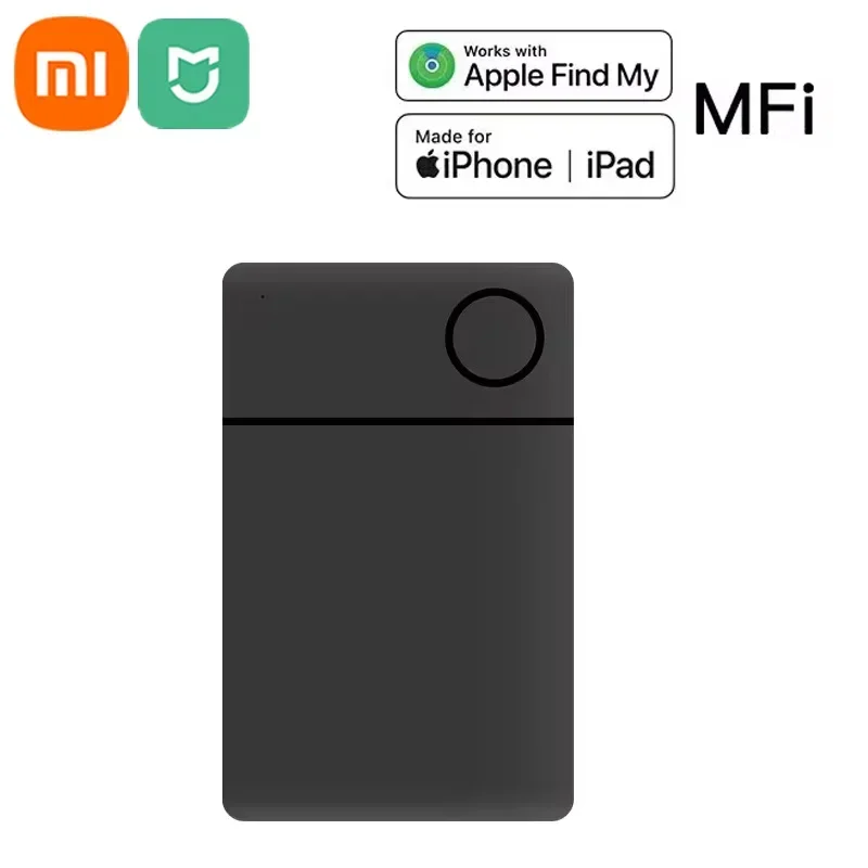 Xiaomi Mijia IPX8 Smart Bluetooth GPS Tag for Apple Airtags Works with Apple Find My APP to Locate for iPhone MFI Item Finder