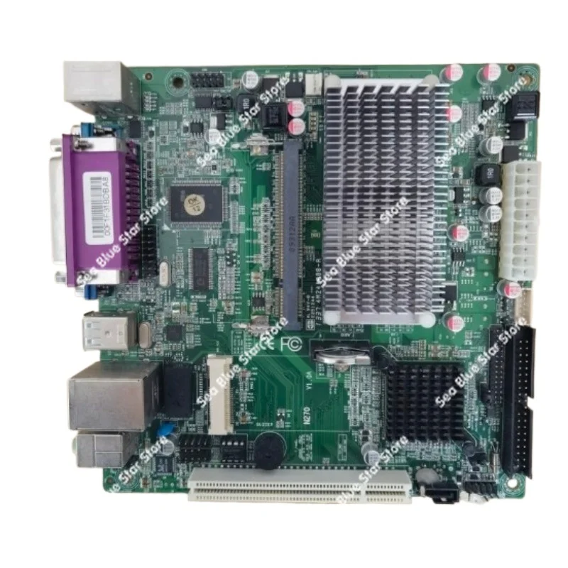 N270 POS cash register, industrial control main board DDR2 20PIN power supply, with MSATA PCI used disassembly main board