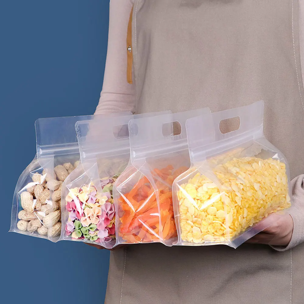 

Food Storage Containers Leakproof Containers Reusable Stand Up Zip Shut Bag Cup Fresh Bag Food Storage Bag Fresh Wrap Reusable